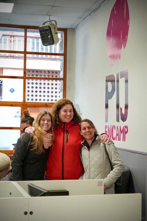 Visita d'una delegació del projecte 'Trampoline' als espais de Joventut d'Encamp