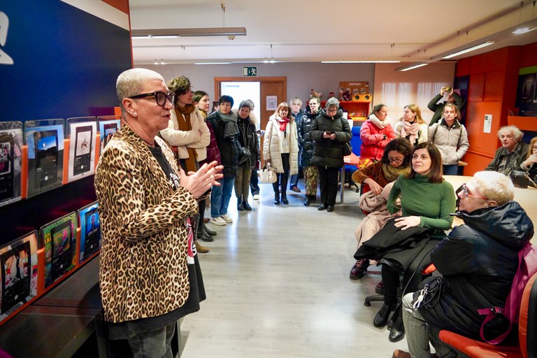 Visita d'una delegació del projecte 'Trampoline' als espais de Joventut d'Encamp