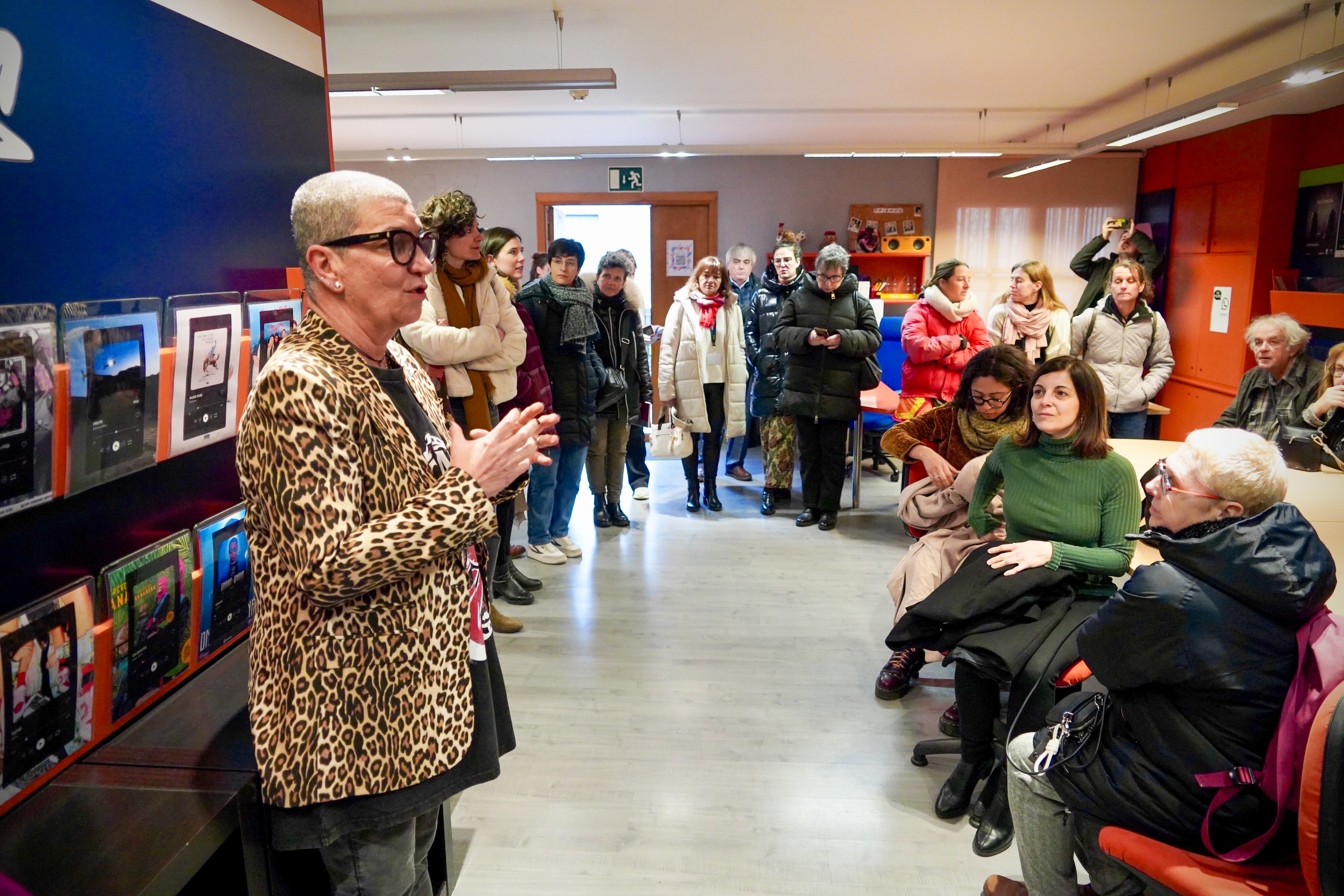 Visita d'una delegació del projecte 'Trampoline' als espais de Joventut d'Encamp