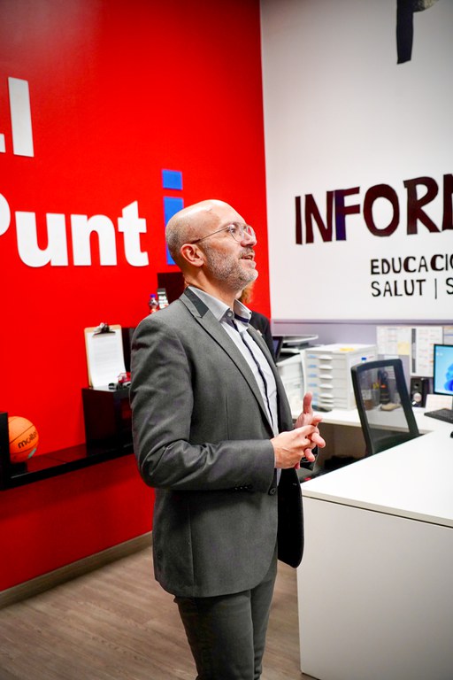 Visita d'una delegació del projecte 'Trampoline' als espais de Joventut d'Encamp
