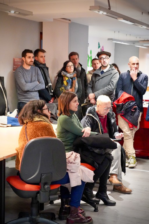 Visita d'una delegació del projecte 'Trampoline' als espais de Joventut d'Encamp