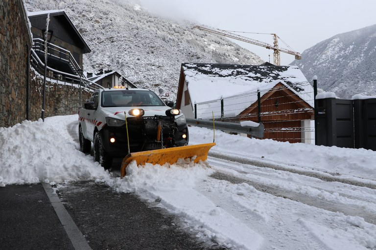 Treta de neu a Encamp