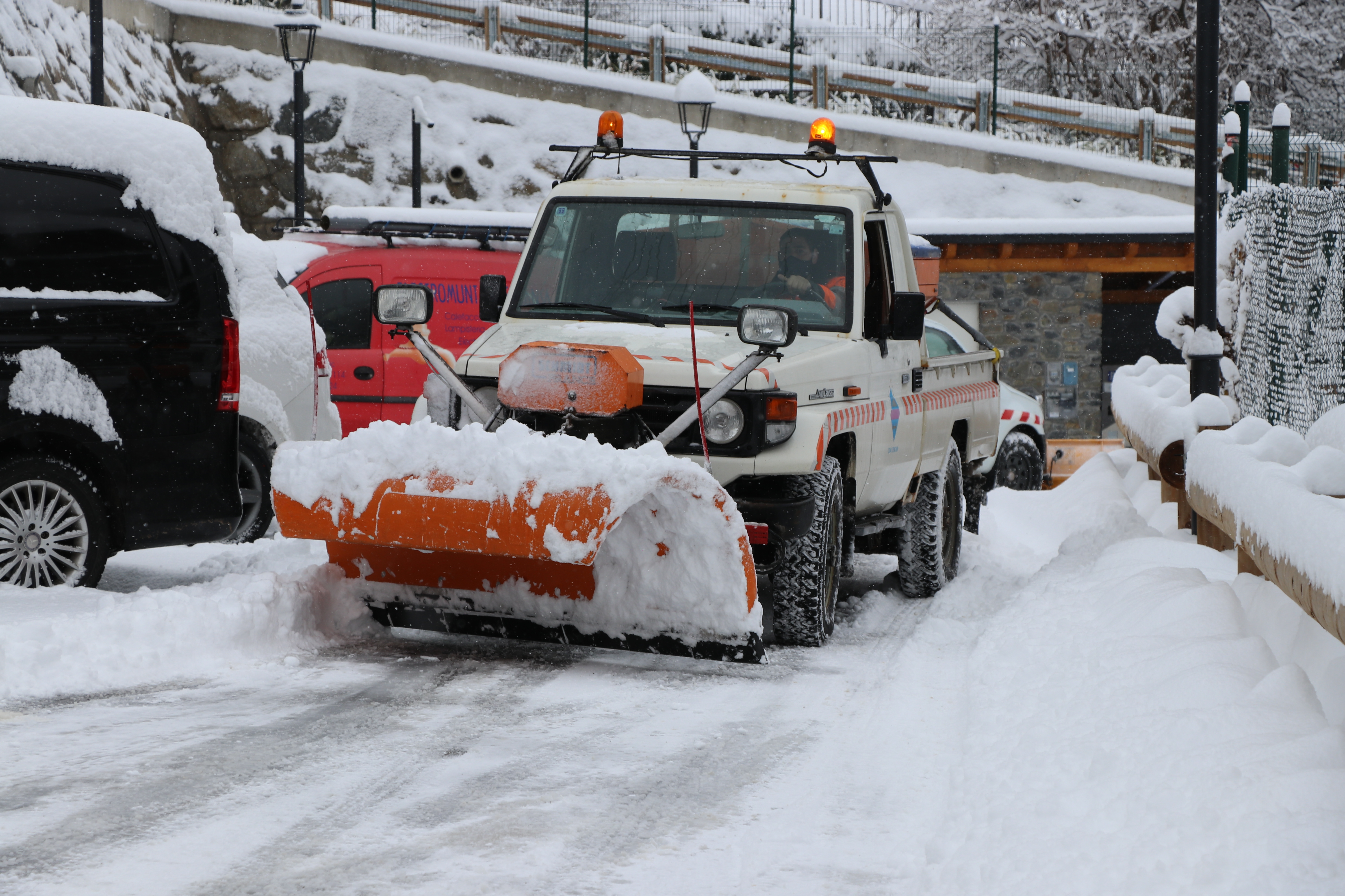Treta de neu a Encamp