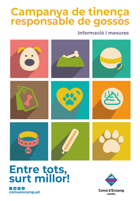 Campanya de tinença responsable de gossos.
