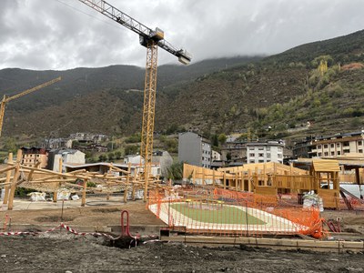 Procés de construcció del parc de l'Ossa a Encamp @ComuEncamp (14).JPG.