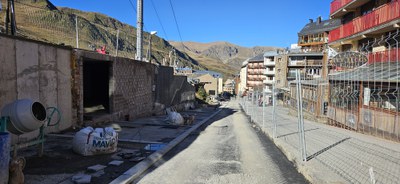 20251028 Execució de les obres de remodelació avinguda d'Encamp del Pas de la Casa..