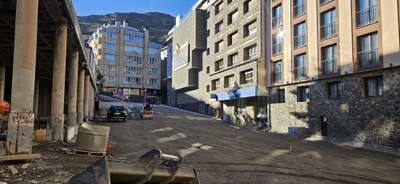 20251028 Execució de les obres de remodelació avinguda d'Encamp del Pas de la Casa.