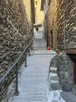 Evolució dels treballs de remodelació del nucli tradicional de les Bons..